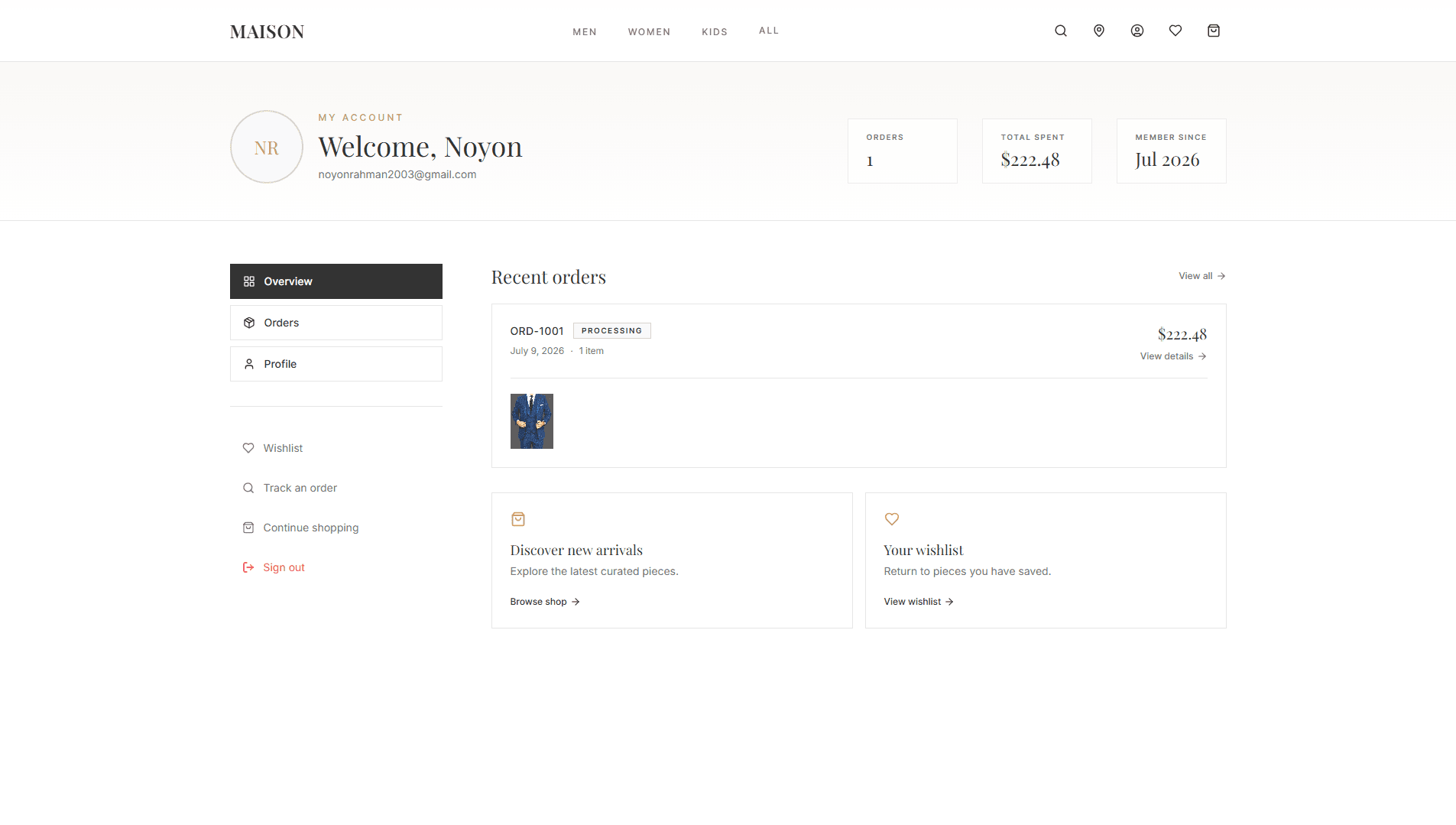 Profile Overview